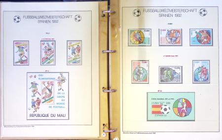 Exceptionnelle collection sur le thème du foot en 30