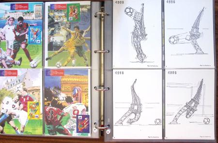Exceptionnelle collection sur le thème du foot en 30