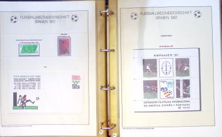 Exceptionnelle collection sur le thème du foot en 30