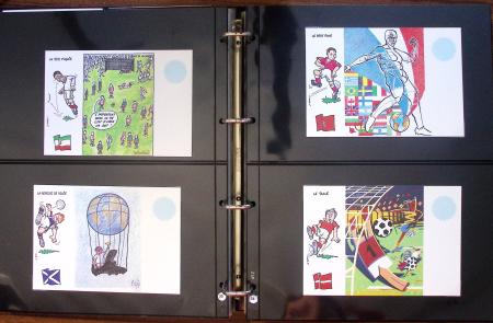 Exceptionnelle collection sur le thème du foot en 30