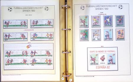 Exceptionnelle collection sur le thème du foot en 30