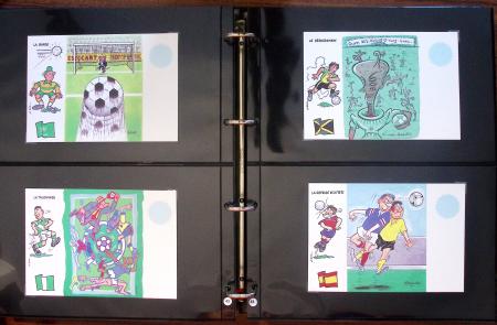 Exceptionnelle collection sur le thème du foot en 30