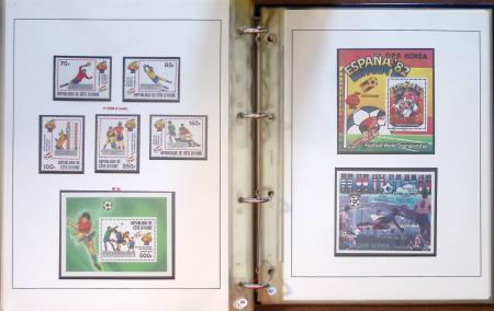 Exceptionnelle collection sur le thème du foot en 30