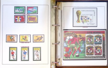 Exceptionnelle collection sur le thème du foot en 30