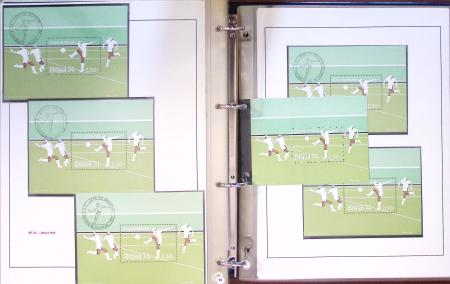 Exceptionnelle collection sur le thème du foot en 30