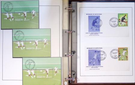 Exceptionnelle collection sur le thème du foot en 30