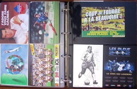 Exceptionnelle collection sur le thème du foot en 30