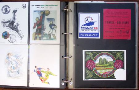 Exceptionnelle collection sur le thème du foot en 30