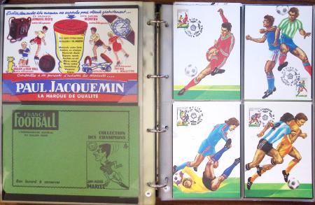 Exceptionnelle collection sur le thème du foot en 30