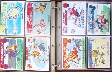Exceptionnelle collection sur le thème du foot en 30