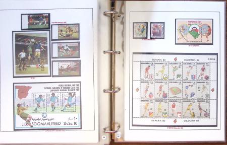 Exceptionnelle collection sur le thème du foot en 30