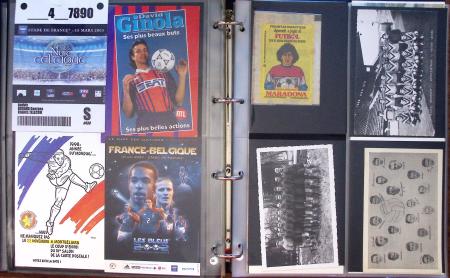 Exceptionnelle collection sur le thème du foot en 30