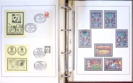 Exceptionnelle collection sur le thème du foot en 30