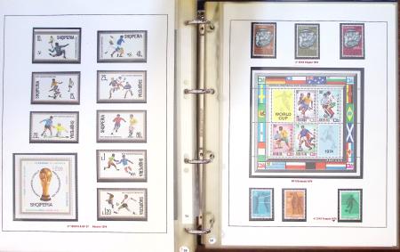 Exceptionnelle collection sur le thème du foot en 30