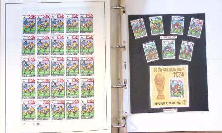 Exceptionnelle collection sur le thème du foot en 30