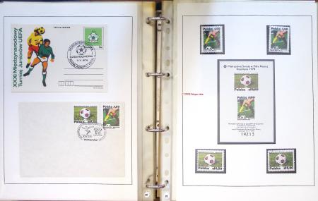 Exceptionnelle collection sur le thème du foot en 30