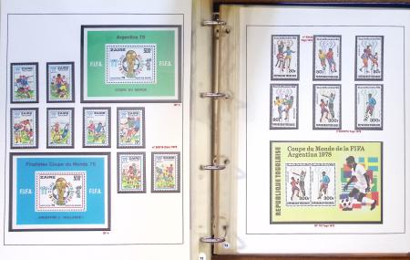 Exceptionnelle collection sur le thème du foot en 30