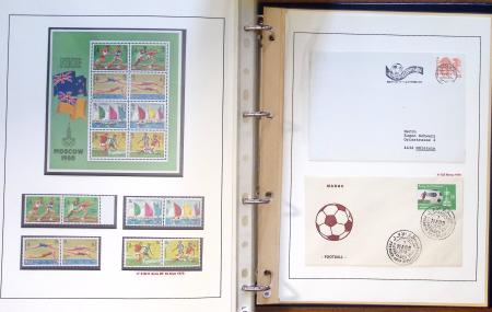 Exceptionnelle collection sur le thème du foot en 30