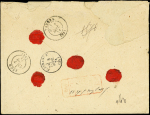 N°38, 57 PAIRE et 58 obl. GC 548 s. Env. CHARGE, càd BOULOGNE-S-GESSE 9/74, TB