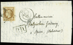 N°31 obl. Etoile s. Correspondance HAVAS édition ALLEMANDE, càd PARIS 10/12/70 pour SPIRE PALATINAT, TB. le Gal RENAULT
