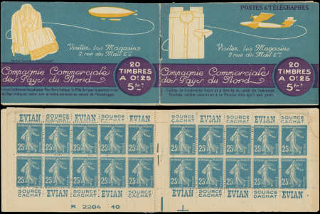 N°140-C12 Semeuse Camée, 25c bleu, n°140e, T II, S. 86, CCPN, TB