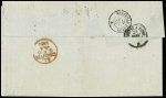 N°21, 22 et 23 obl. GC 2602 s. LAC, càd T15 NANTES 27/11/65, arr. CALCUTTA 4/1, TTB