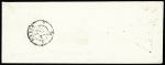 N°3 20c noir sur jaune obl. GRILLE s. Env., càd T15 LIMOGES 25/9/50 et Taxe Plume, tarif 25c. depuis le 1/7, Superbe