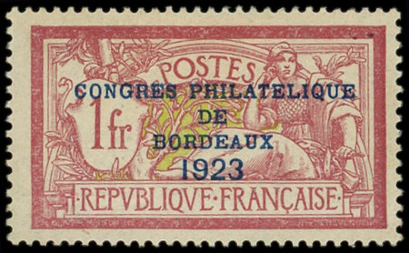 N°182 Congrès Philatélique de Bordeaux, neuf *, TB