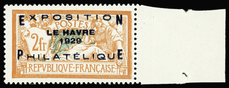 N°257A Exposition philatélique du Havre, très frais,