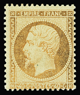 N°23 40c orange, neuf **, frais et TB