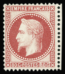 N°32d 80c rose vif, très frais, neuf *, TB