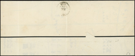 N°12 5c vert, obl. PC 1977 s. un plan de terrain manuscrit et annoté, càd T15 METZ 30/10/56, TTB