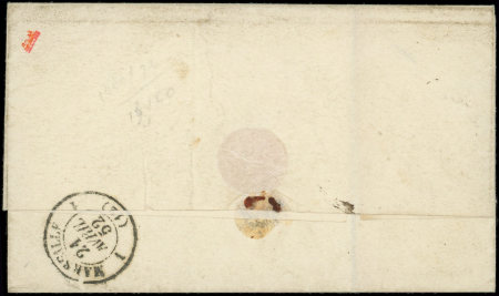 N°4 défx obl. PC 2620 s. LSC, Cursive 78/RADE-DE-TOULON,