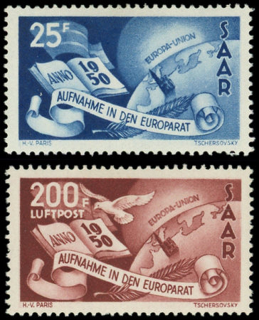 N°277 + PA N°13 : Conseil de l'Europe, neuf **, TB