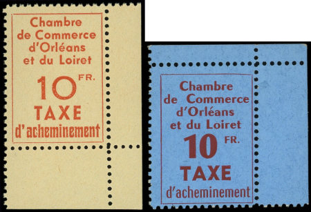 N°2/3 Chambre de Commerce d'Orléans, cdf, neuf **,