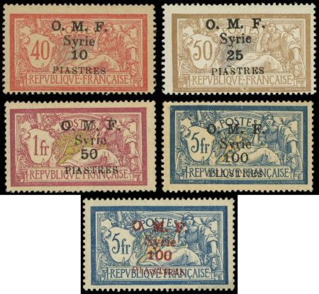 N°40/44 Type Merson, neuf **, TB