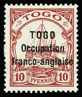 N°45 10pf rouge, neuf *, TB. Signé Calves