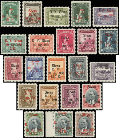 N°772/93 Ankara-Sivas, surchargés, neuf **, TB