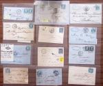 1850-1900 Lot de plus de 130 lettres classiques à partir