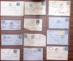 1850-1900 Lot de plus de 130 lettres classiques à partir