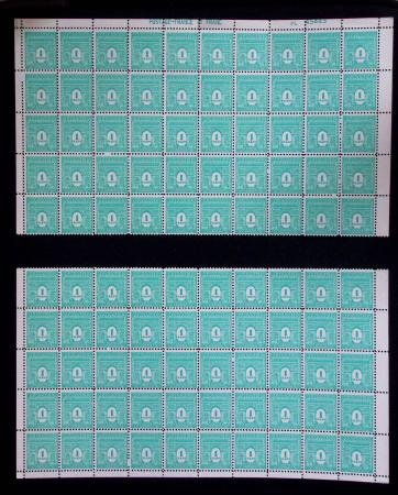 N°620/629 les 10 valeurs en 100 ex. panneaux de 50