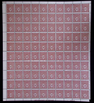 N°620/629 les 10 valeurs en 100 ex. panneaux de 50