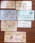 1850-1950, Ensemble de lettres comprenant 16 lettres