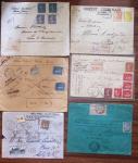 1850-1950, Ensemble de lettres comprenant 16 lettres