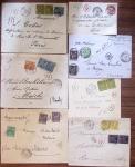 1850-1950, Ensemble de lettres comprenant 16 lettres