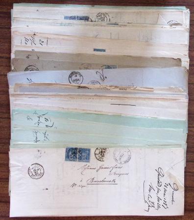 1850-1950, Ensemble de lettres comprenant 16 lettres