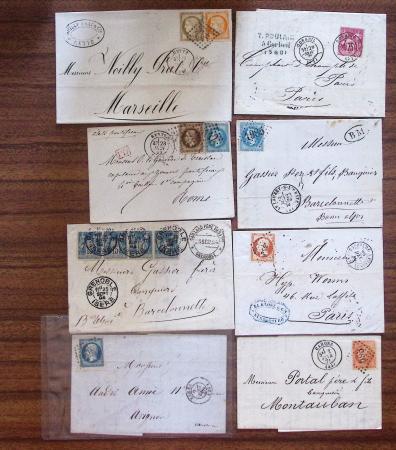 1850-1950, Ensemble de lettres comprenant 16 lettres