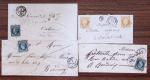 1850-1950, Ensemble de lettres comprenant 16 lettres