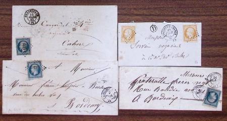 1850-1950, Ensemble de lettres comprenant 16 lettres