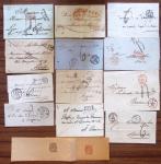 1850-1950, Ensemble de lettres comprenant 16 lettres